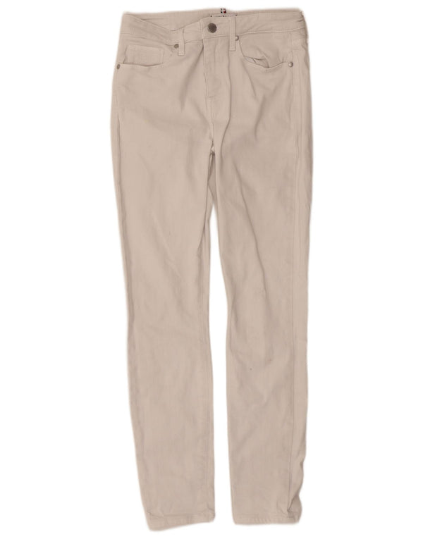 Jeans skinny feminino Tommy Hilfiger W28 L27 algodão branco