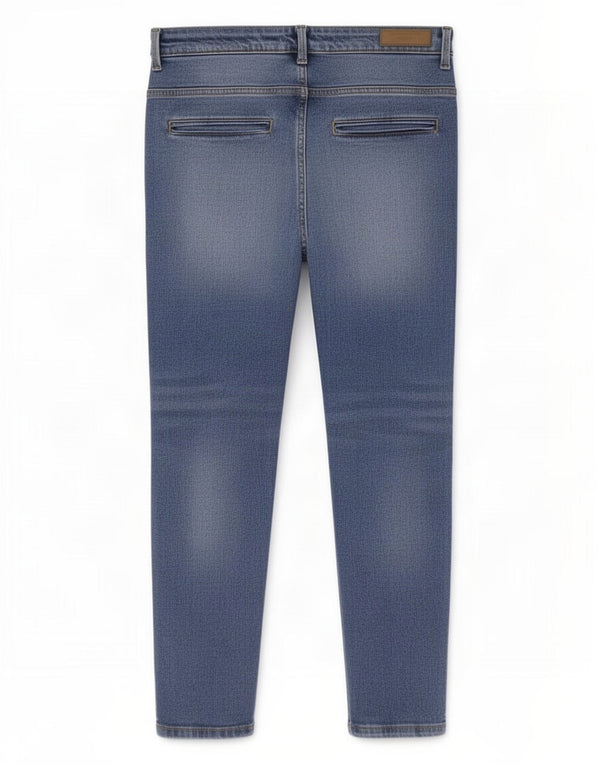 Zara Mens Slim Jeans EU 44 Grande W34 L26 Azul Algodão