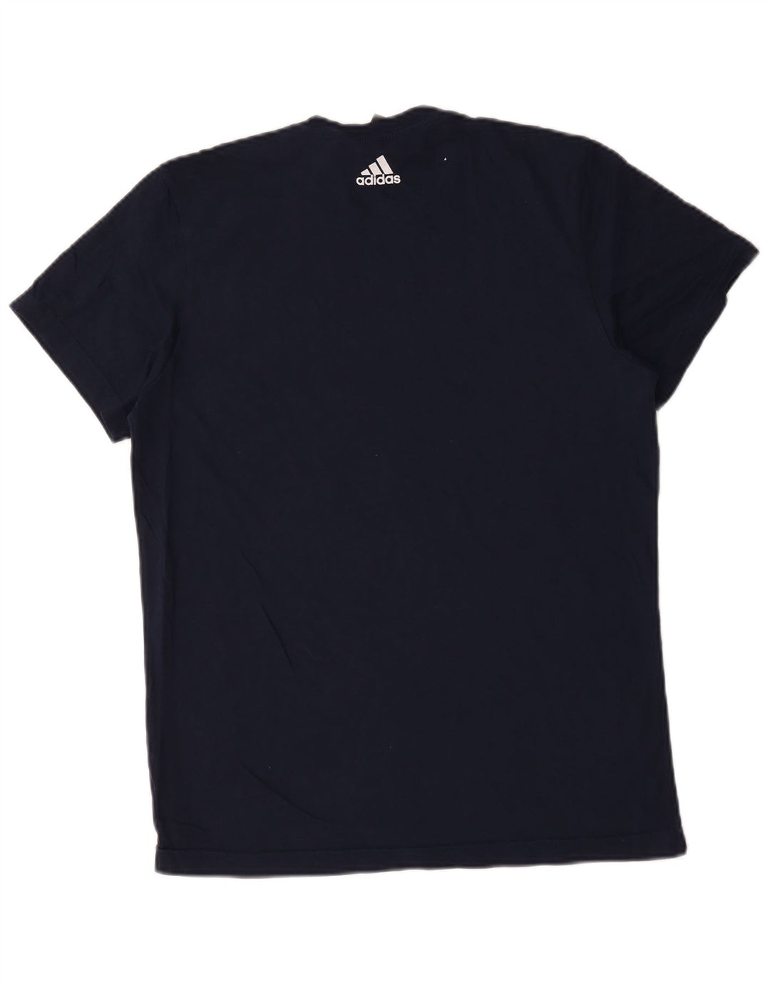 Adidas Camiseta Masculina Graphic Top Médio Algodão Azul Marinho