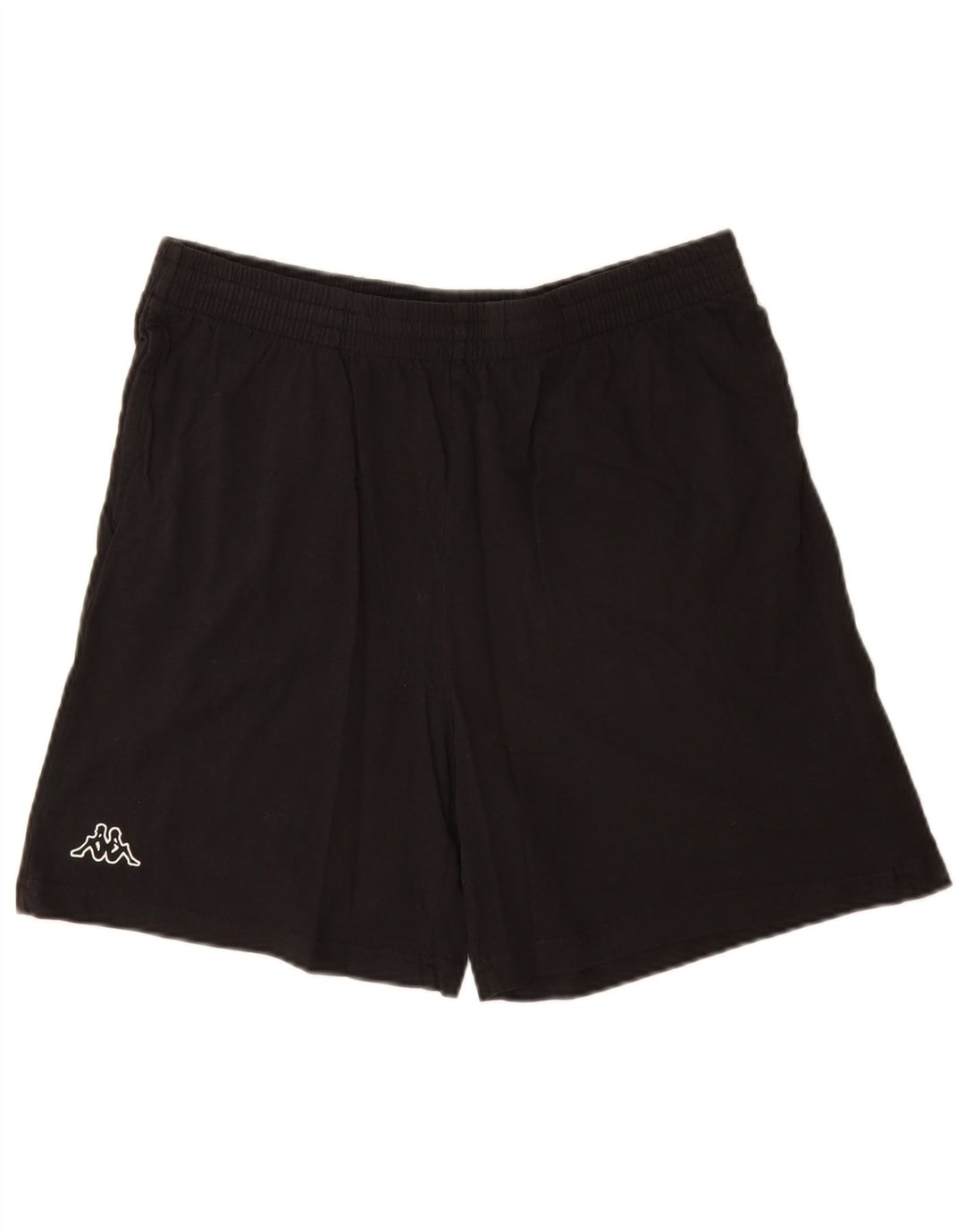 Shorts esportivos Kappa Boys 13-14 anos XL preto algodão