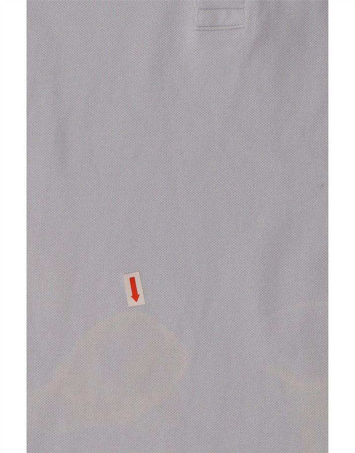 Camisa polo masculina TOMMY HILFIGER regular fit pequena algodão azul