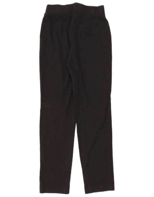 Calça casual justa feminina Marks & Spencer Reino Unido 8 pequena W26 L28 preta