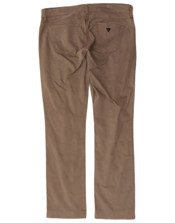 Calça feminina casual Guess Bootcut W32 L30 cinza Lyocell