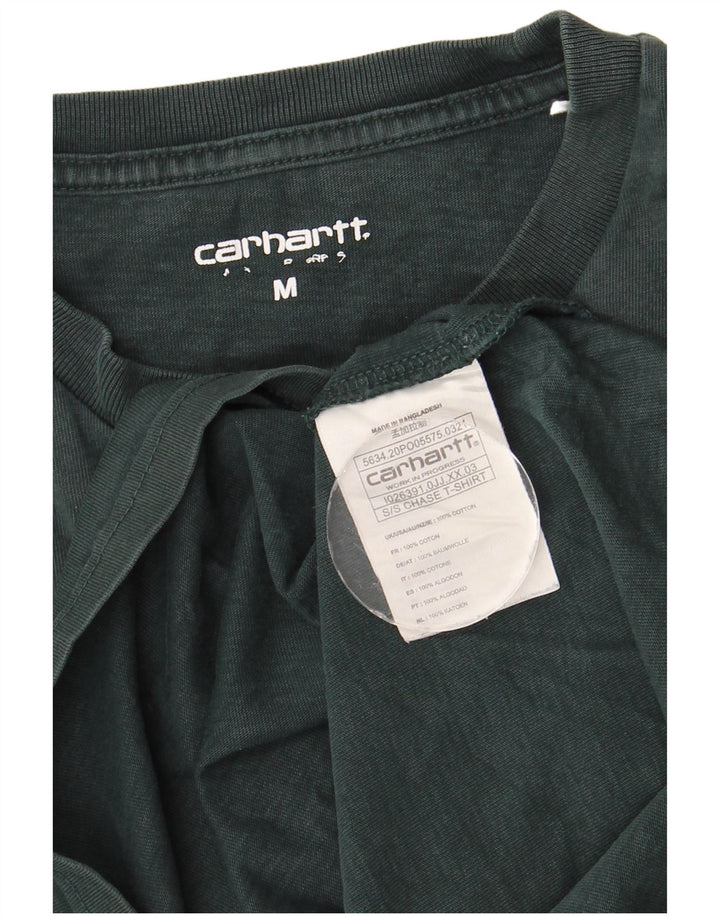 Camiseta masculina CARHARTT de algodão verde médio