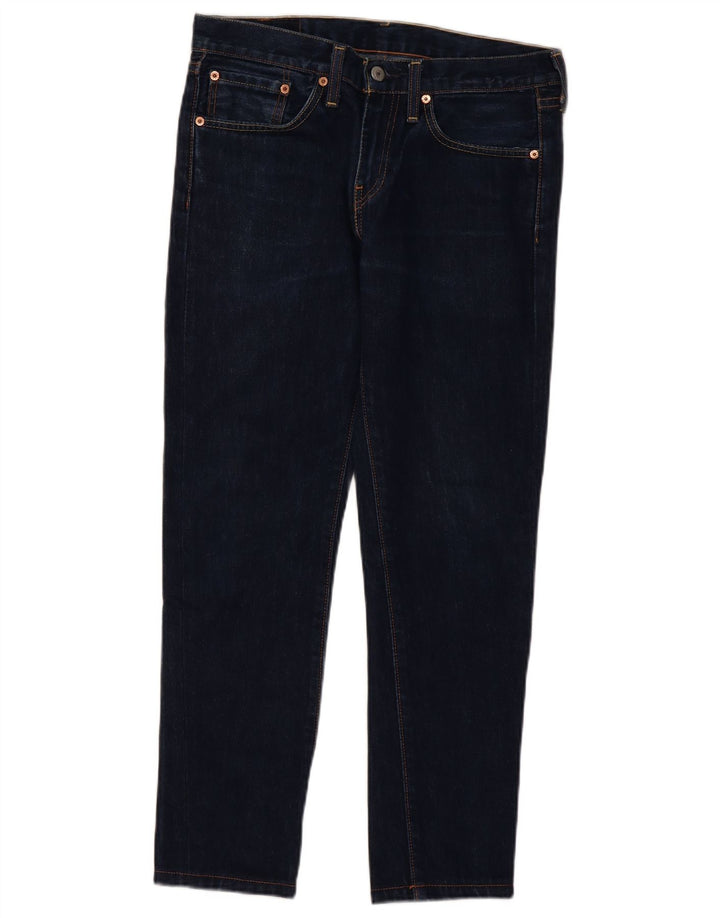 Levi's Masculino 511 Slim Jeans W31 L27 Azul Marinho Algodão