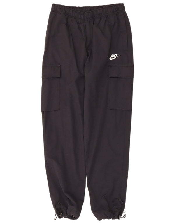 Nike Mens Cargo Calças de treino Joggers Pequeno Algodão Preto
