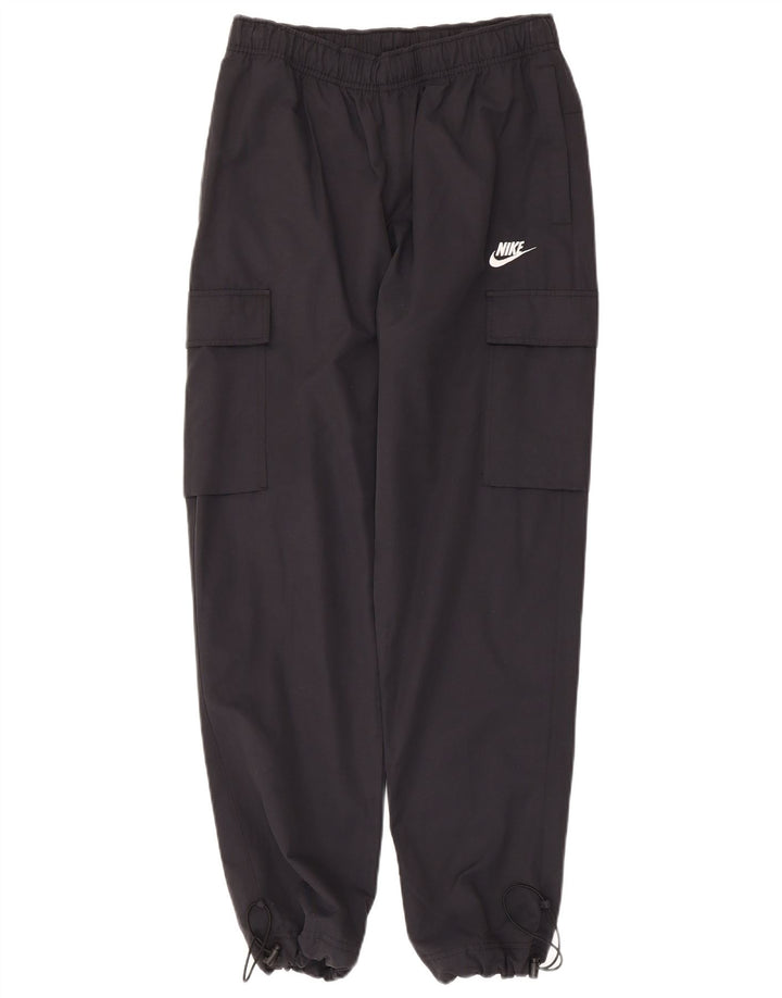 Nike Mens Cargo Calças de treino Joggers Pequeno Algodão Preto