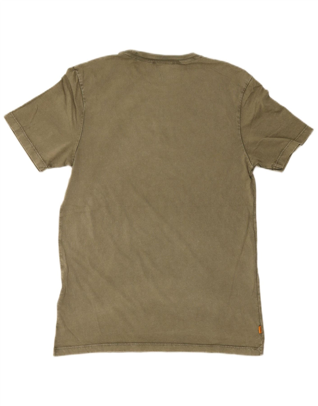 Camiseta masculina Timberland Regular Fit Top Pequeno Algodão Cáqui