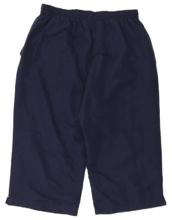 Shorts esportivos femininos Umbro UK 12 médio azul marinho poliéster