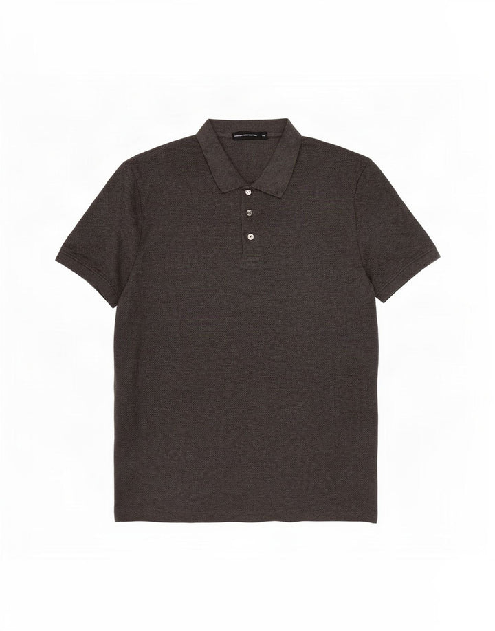 Camisa polo masculina French Connection 2XL algodão cinza