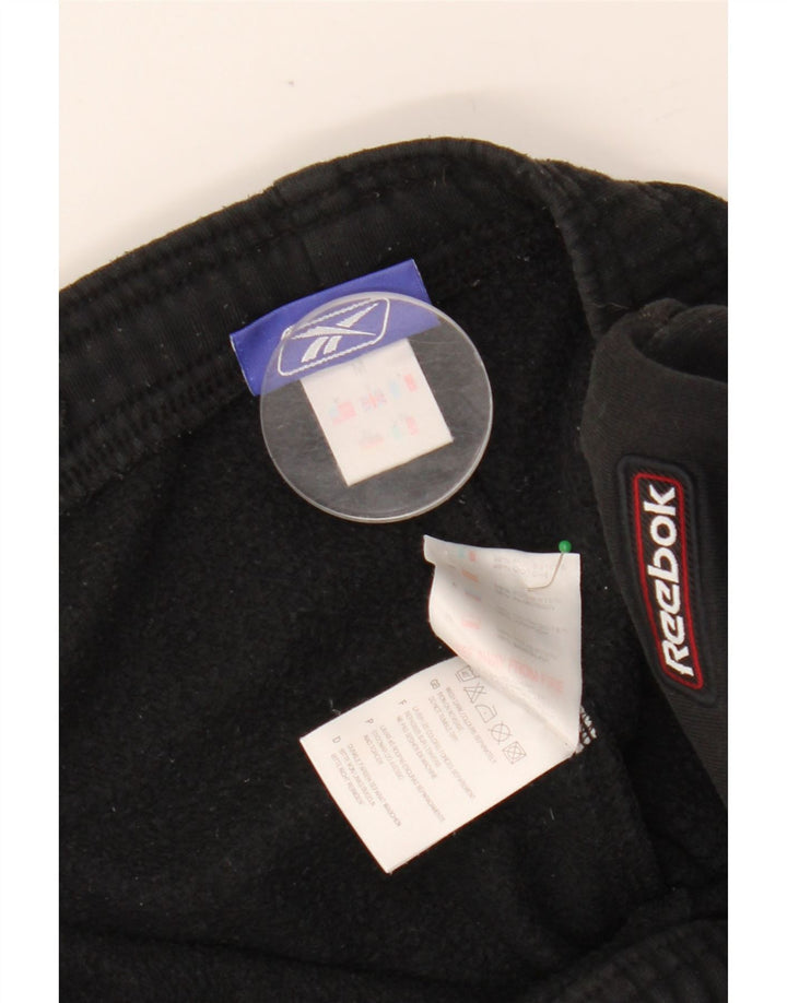 REEBOK Mens Calças de treino Joggers Médio Algodão Preto