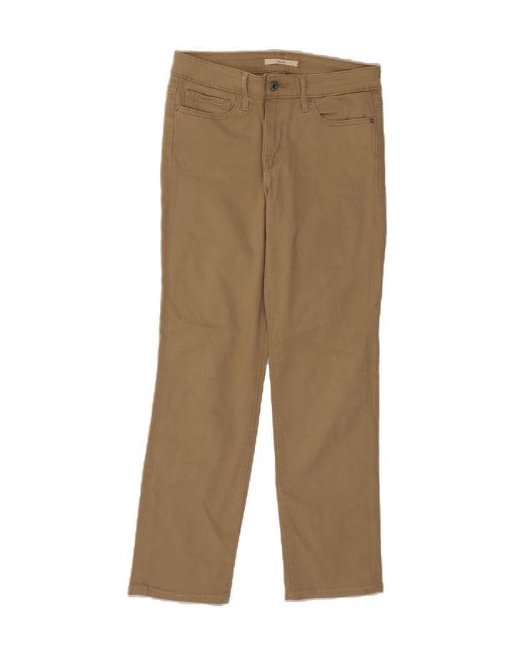 LEVI'S Womens 712 Slim Casual Trousers W27 L27 Beige Cotton Vintage Levi's and Second-Hand Levi's from Messina Hembry 