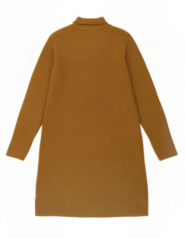 Vestido Jumper Feminino Zara Reino Unido 14 Grande Caqui