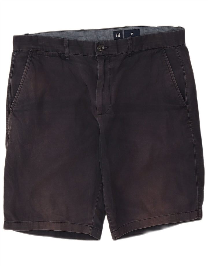 Shorts Chino Masculino Gap W36 Grande Algodão Azul Marinho