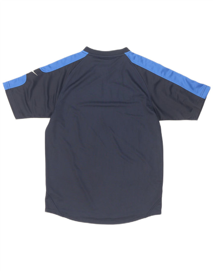 Camiseta Nike Meninos Top 12-13 Anos Grande Azul Marinho Colorblock Poliéster
