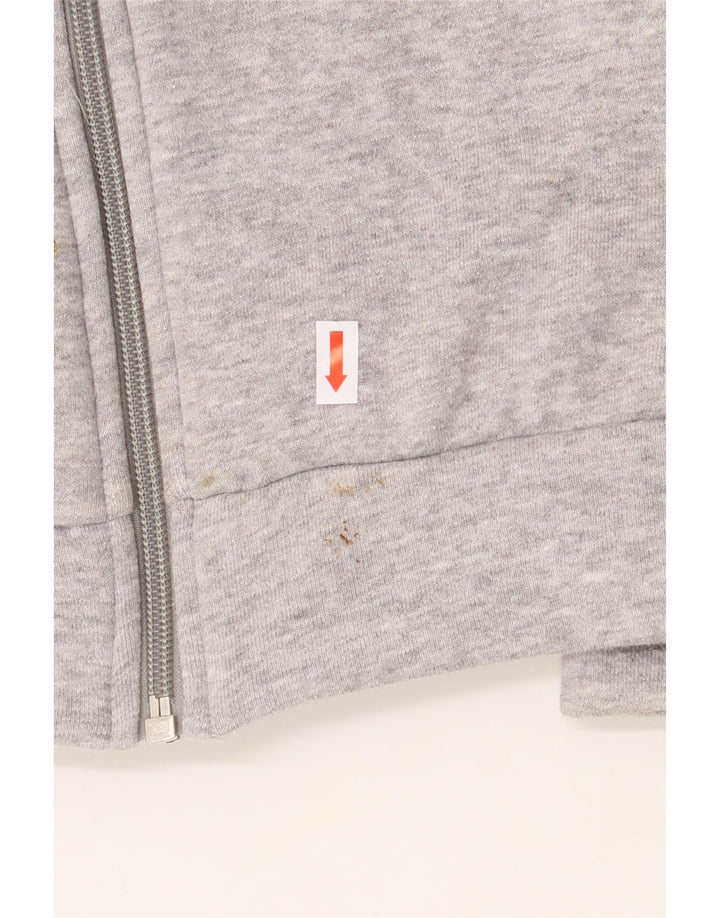 ADIDAS Mens Graphic Zip Hoodie Sweater XL Grey Cotton Vintage Adidas and Second-Hand Adidas from Messina Hembry 