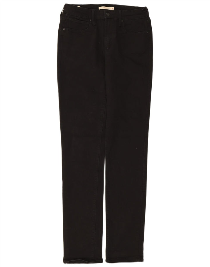 Calça jeans feminina Levi's 710 Slim W30 L34 algodão preto
