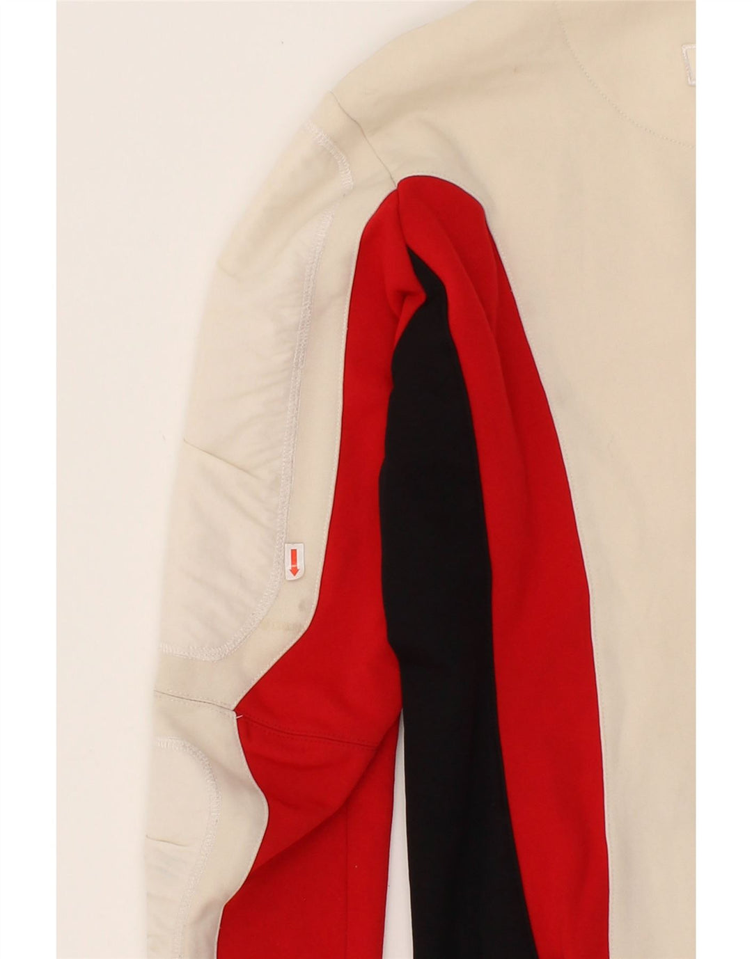 VIST Womens Tracksuit Top Jacket IT 44 Medium Off White Colourblock Vintage VIST and Second-Hand VIST from Messina Hembry 