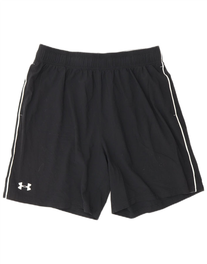 Shorts esportivos masculinos Under ARMOUR Heat Gear Graphic XL poliéster preto