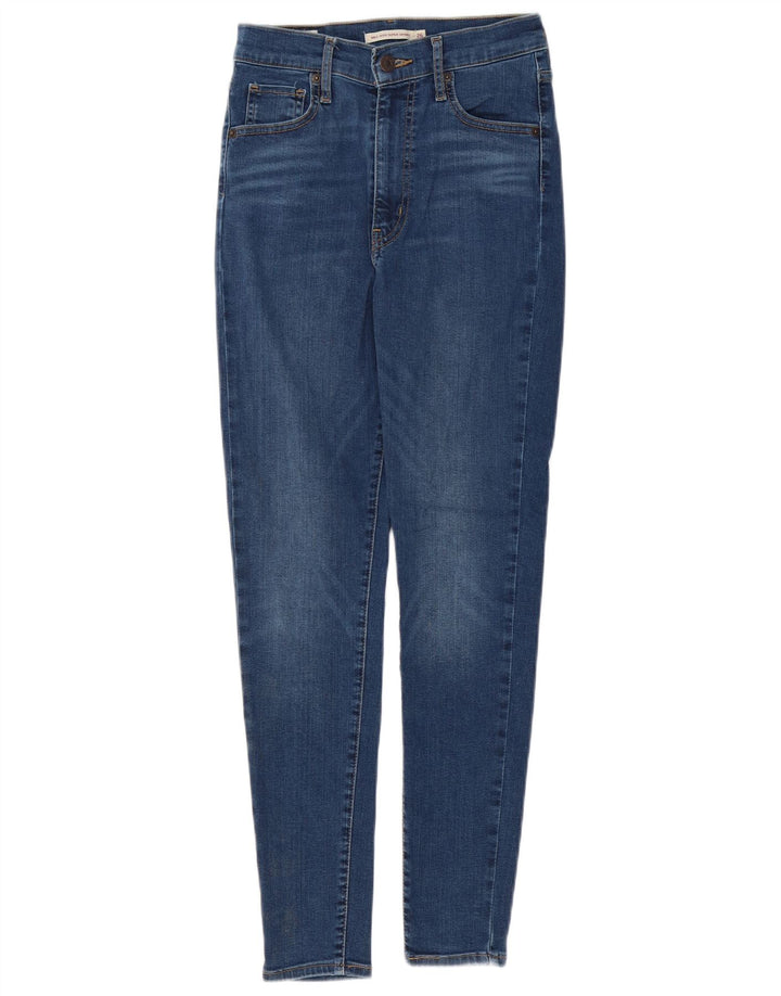 Calça jeans feminina LEVI'S Mile High Super Skinny W26 L28 azul algodão