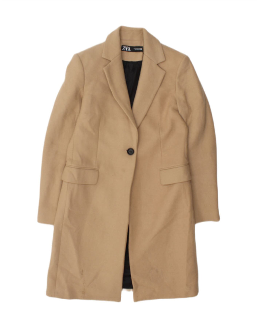 Sobretudo feminino Zara Reino Unido 6 XS Bege