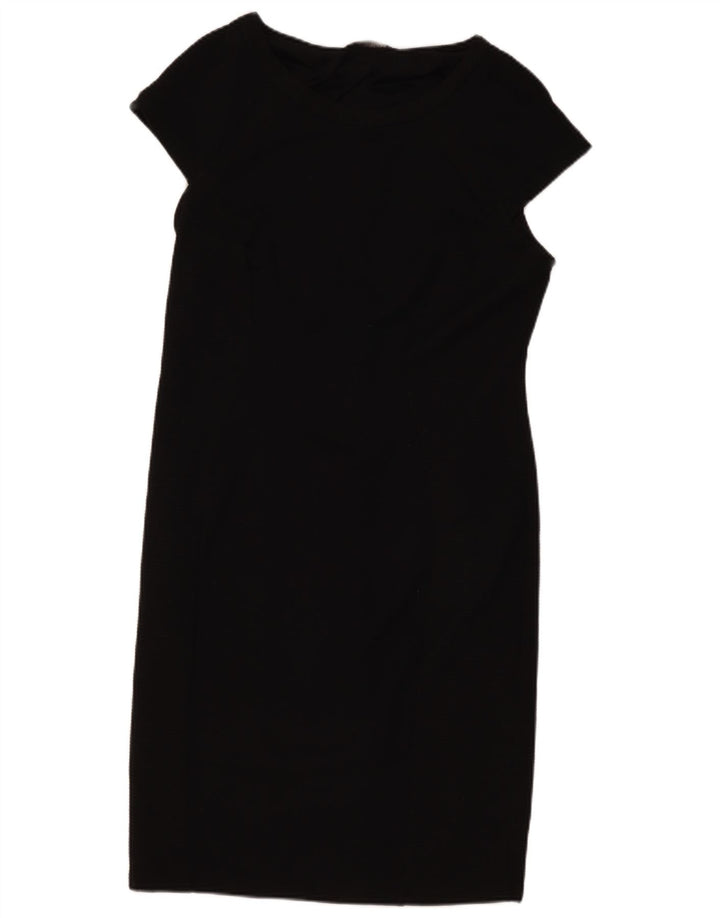 Vestido bainha feminino Marks & Spencer UK 18 XL preto poliéster