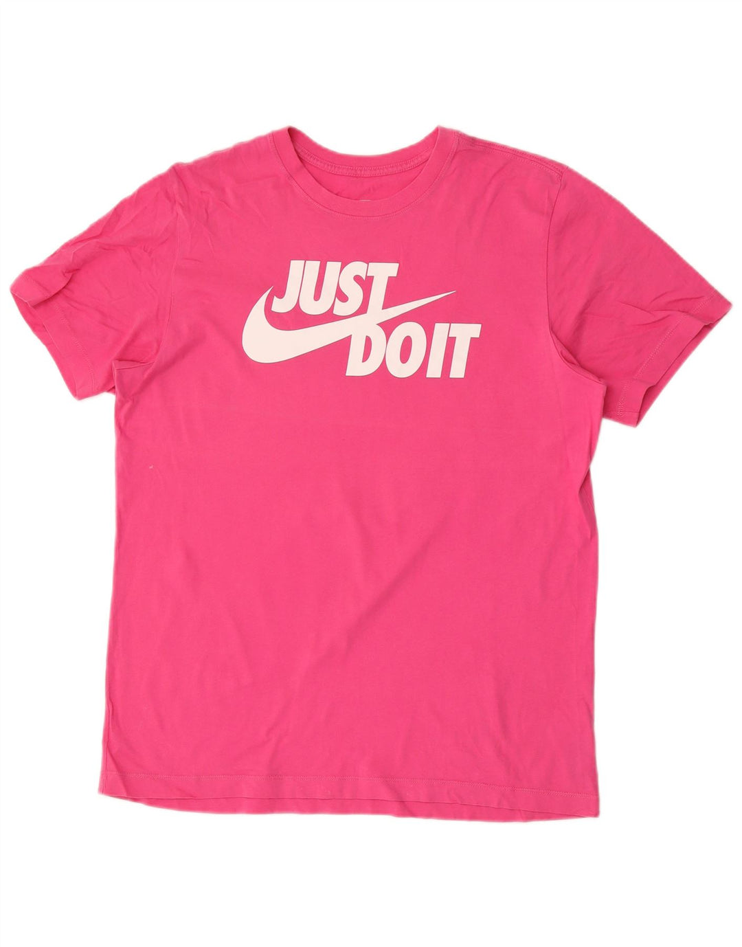 Camiseta gráfica masculina NIKE Top grande algodão rosa