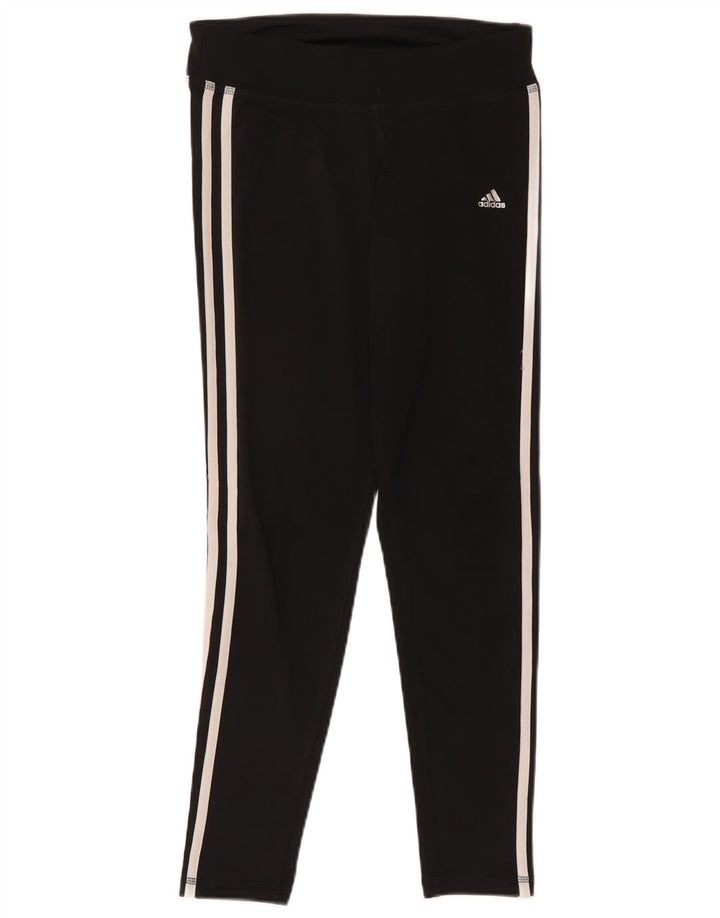 Leggings Adidas Femininas UK 8/10 Pequenas Poliéster Preto