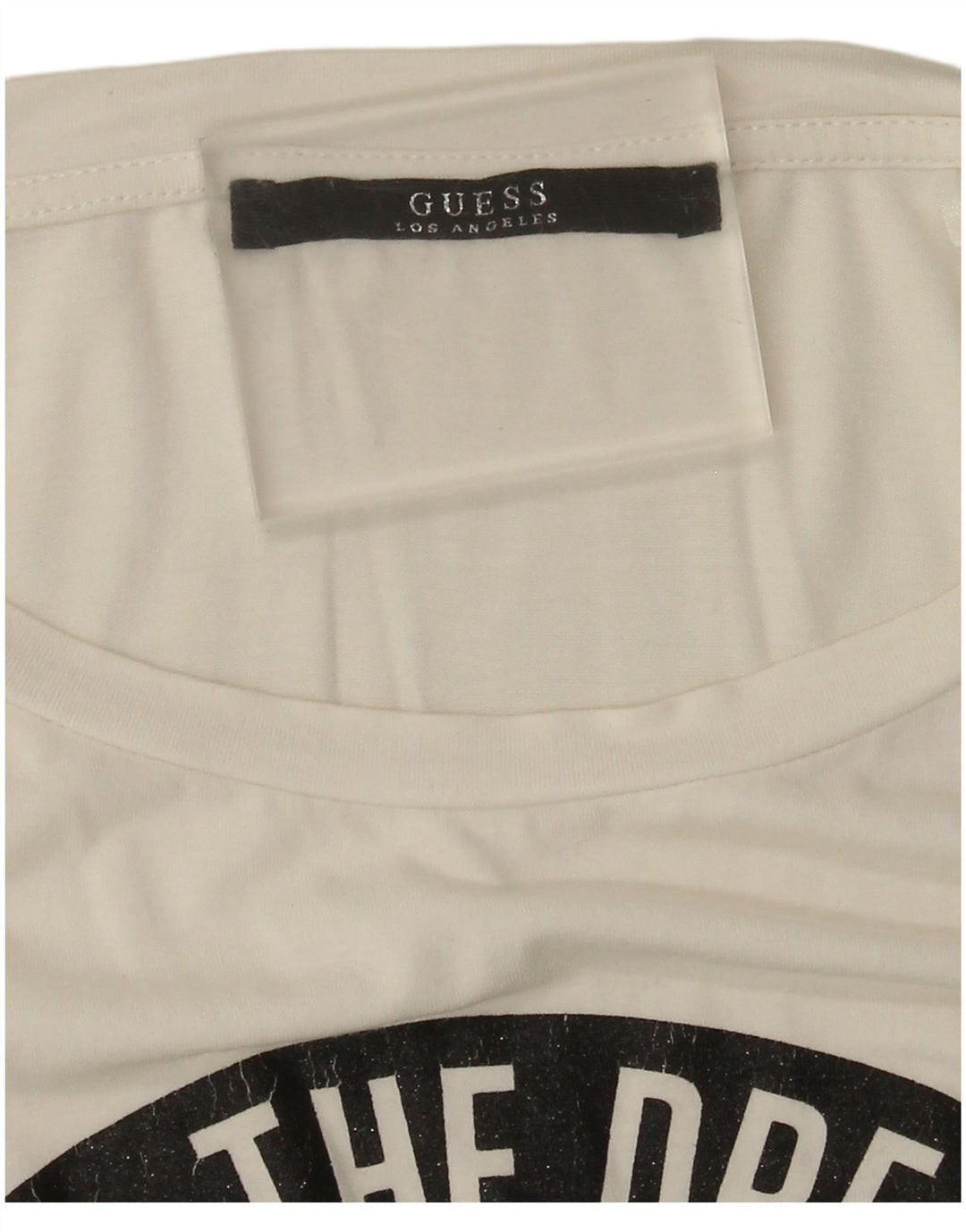 Camiseta feminina Guess com estampa gráfica UK 20 2XL branca