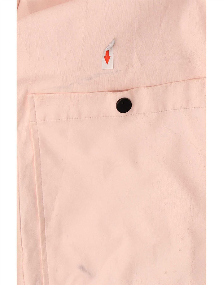 Jaqueta de chuva feminina Topshop com capuz e ajuste regular Reino Unido 8 poliéster rosa pequeno