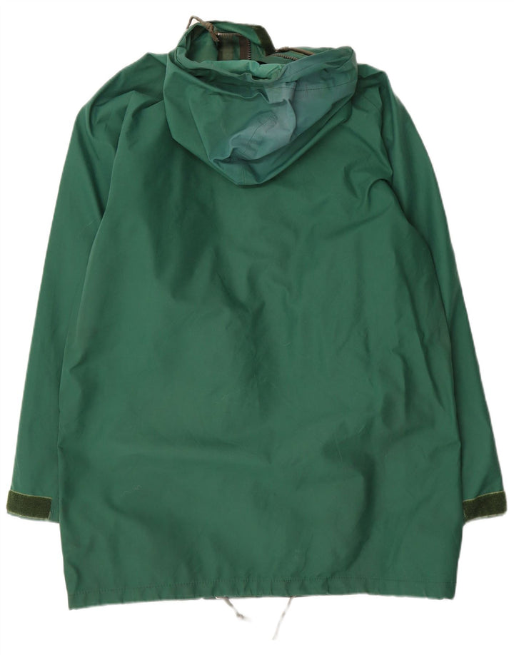 Capa de chuva masculina Berghaus com capuz UK 38 nylon verde médio