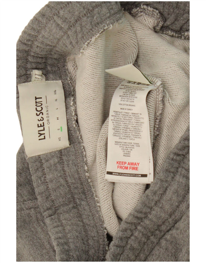 Shorts esportivos masculinos LYLE & SCOTT pequeno algodão cinza