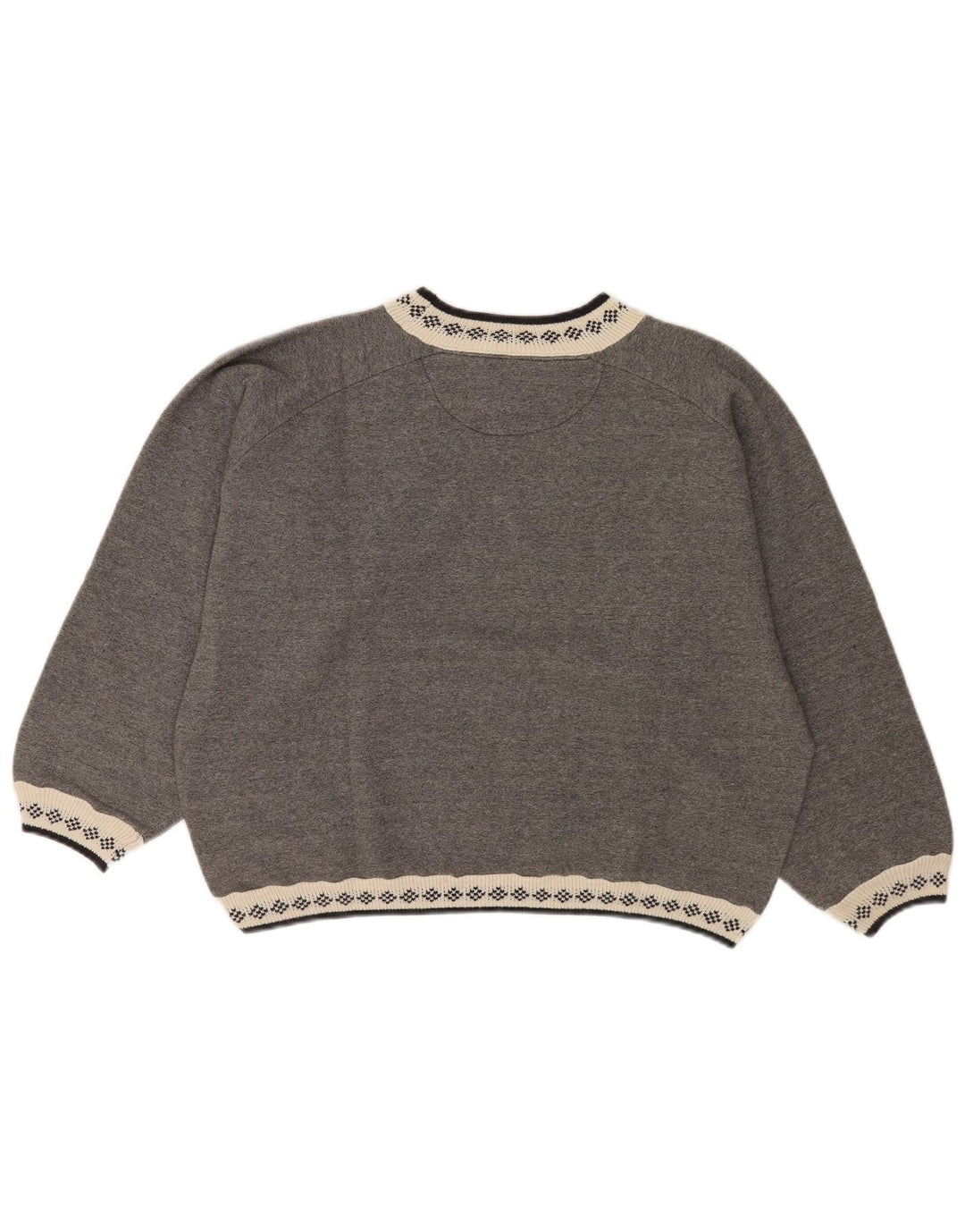 Jumper de moletom feminino grande da Meeting UK 16 cinza grande