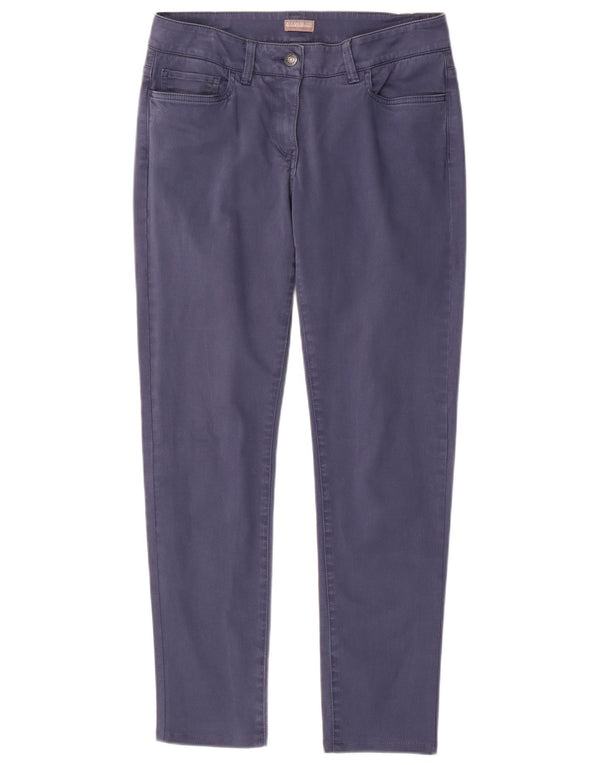 Calça casual feminina Napapijri IT 42 médio W30 L29 algodão azul