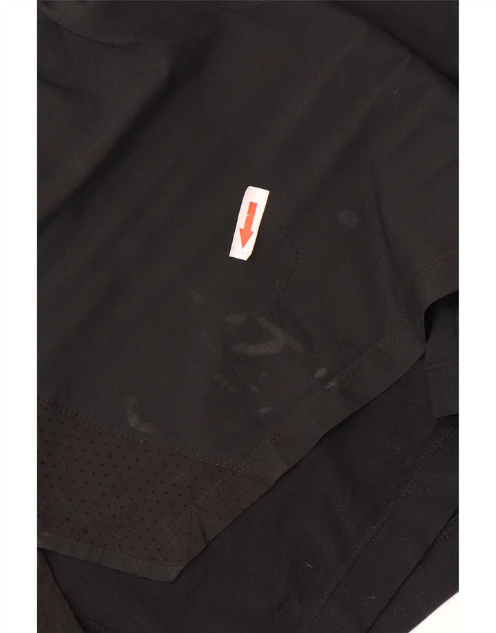 Nike Womens Dri Fit Sport Shorts UK 14 Médio Preto Poliéster