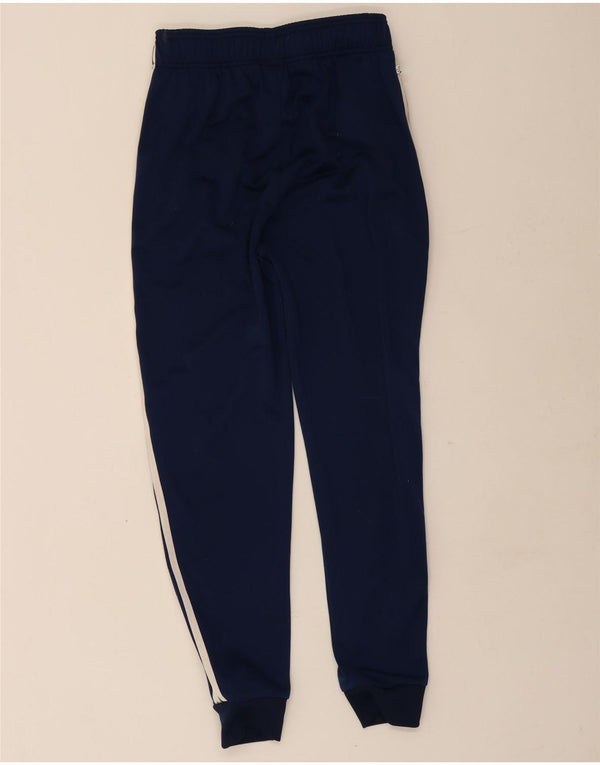 Adidas meninos calças de treino joggers 13-14 anos azul marinho poliéster