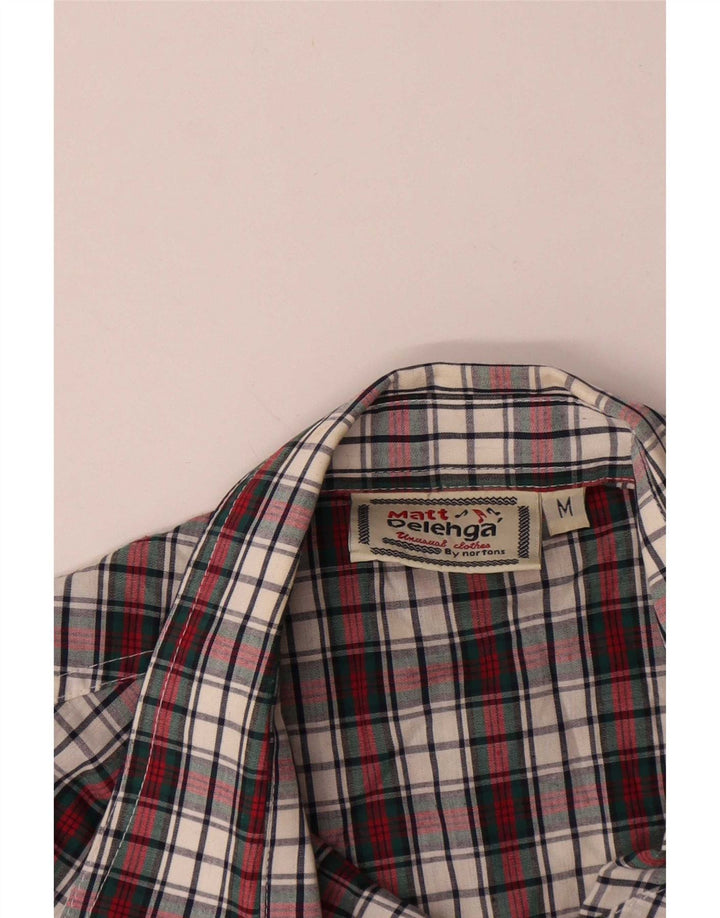 Blusa feminina de manga curta Matt Delehga Reino Unido 12 média multicolorida