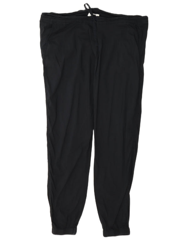 Cos Womens Joggers Calça Casual Médio W30 L28 Azul Marinho Algodão
