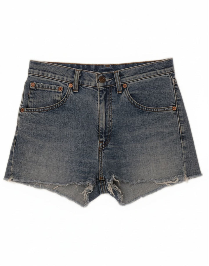 Shorts jeans feminino 525 da LEVI'S W28 azul médio