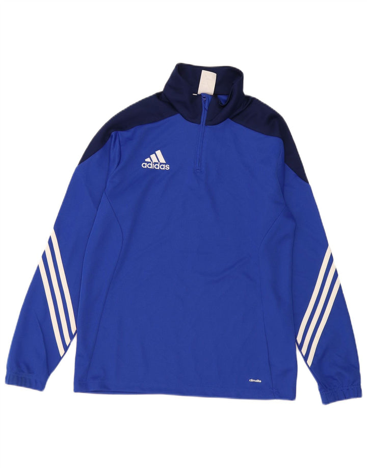 Adidas Meninos Climalite Pullover Treino Top 13-14 Anos XL Azul