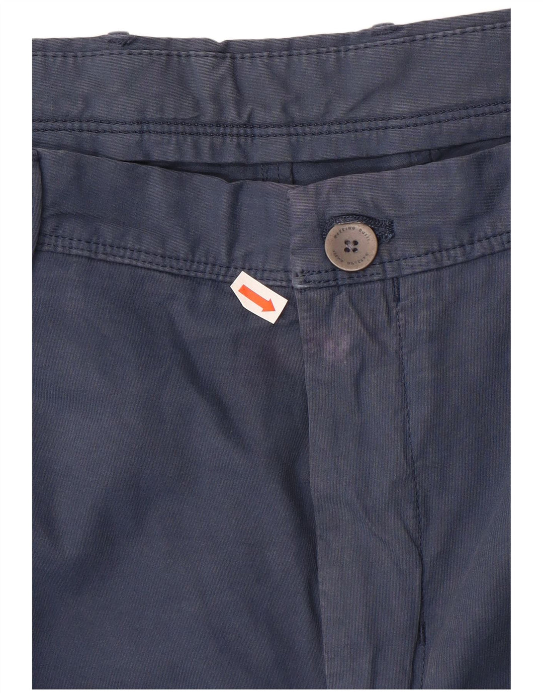 Calça Chino Cônica Masculina MASSIMO DUTTI EU 48 XL W38 L30 Azul Marinho
