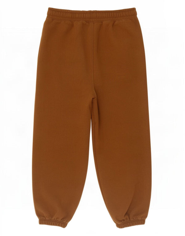 Jordan Mens Loose Fit Calças de treino Joggers grandes de algodão marrom