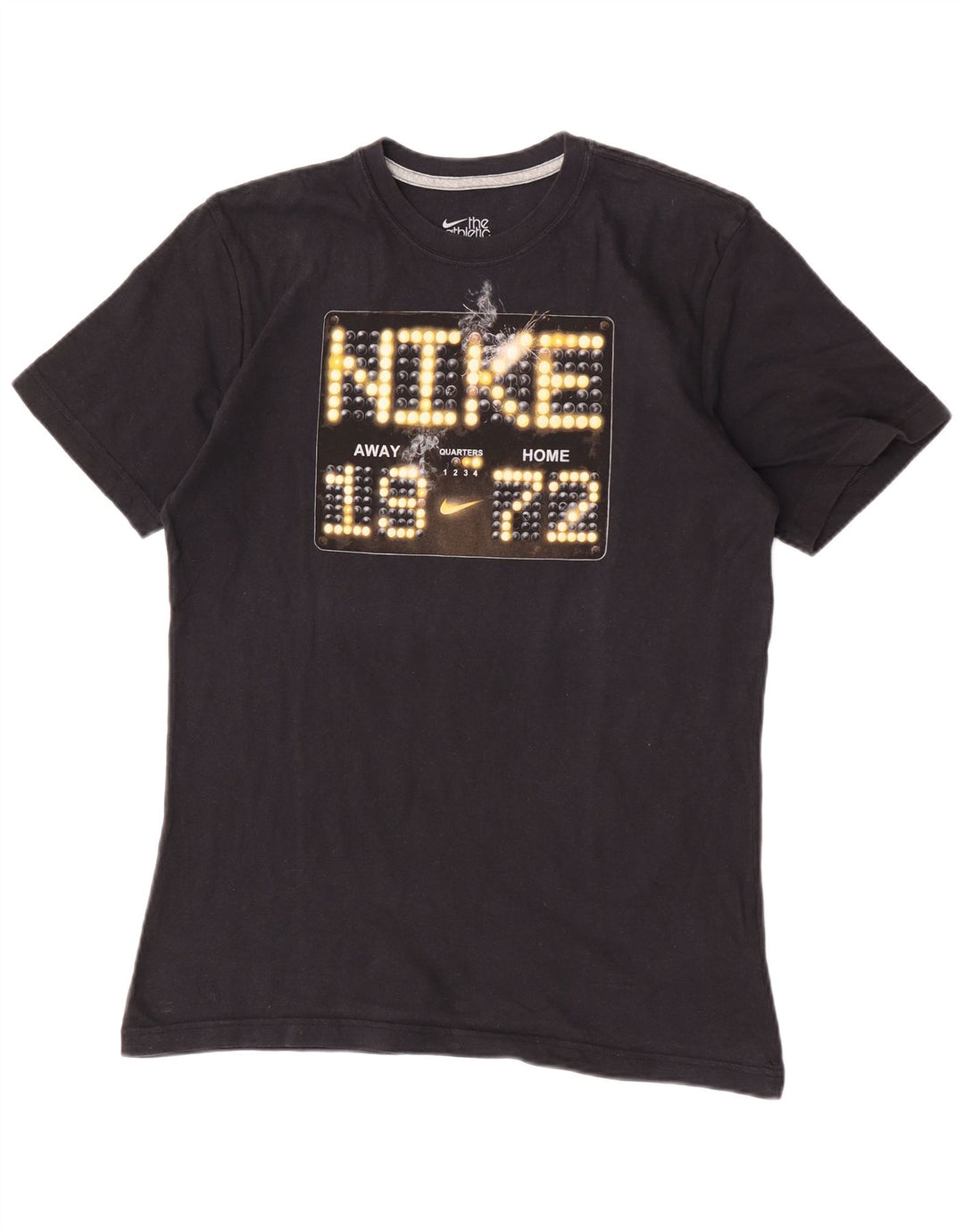 Camiseta Nike Masculina Regular Fit Graphic Top Médio Algodão Preto