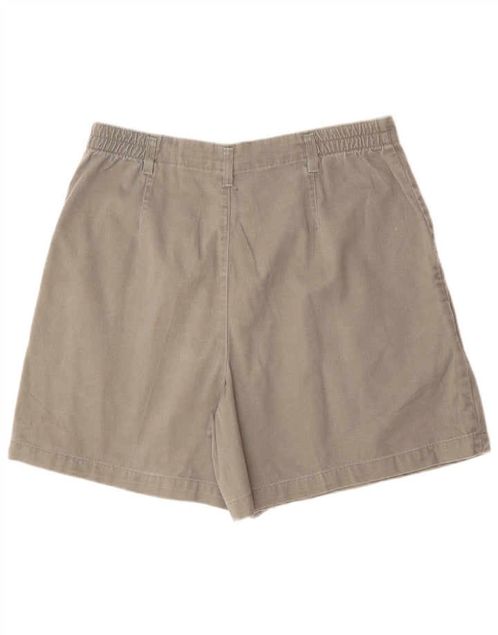 Shorts Chino feminino Dockers de cintura alta US 14 XL W32 algodão cinza