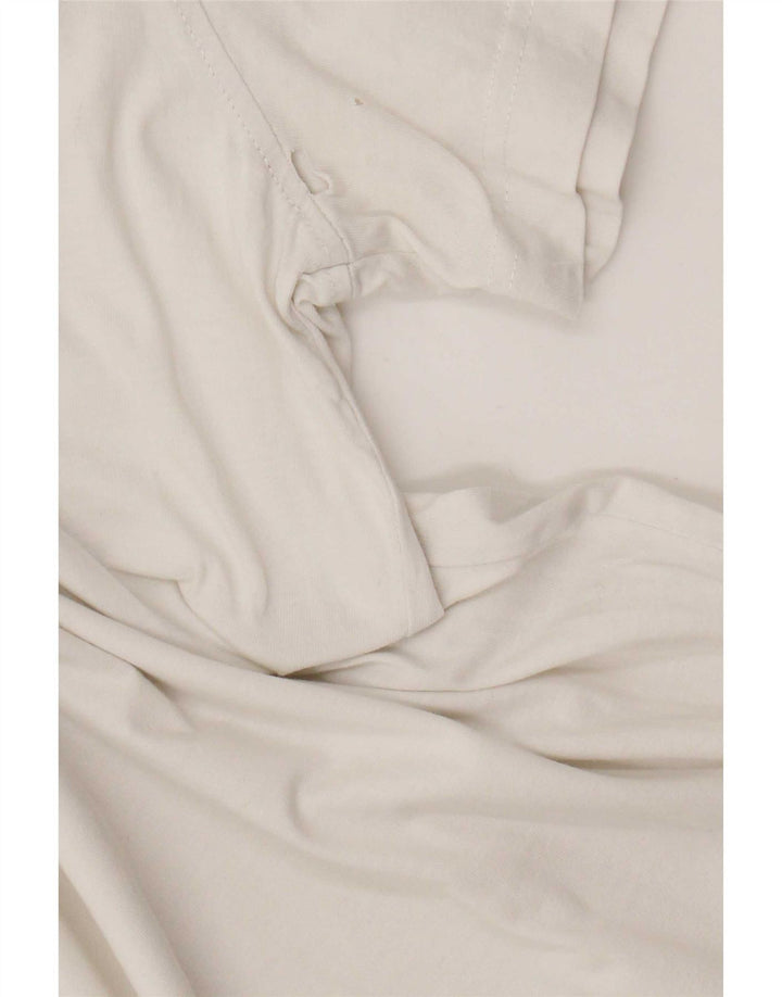 Tommy Hilfiger Camiseta masculina grande de algodão branco