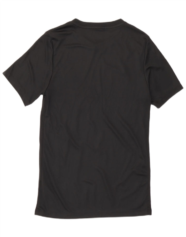 Camiseta masculina Nike Top pequena esportiva preta de poliéster