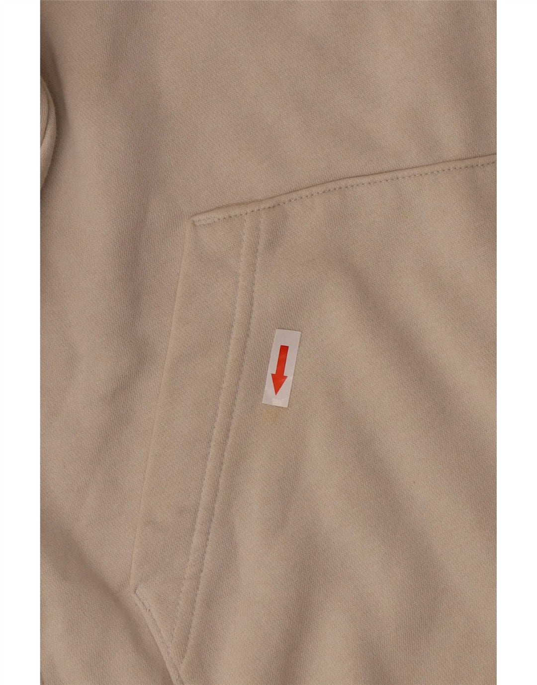 Nike Mens Hoodie Jumper Pequeno Algodão Bege