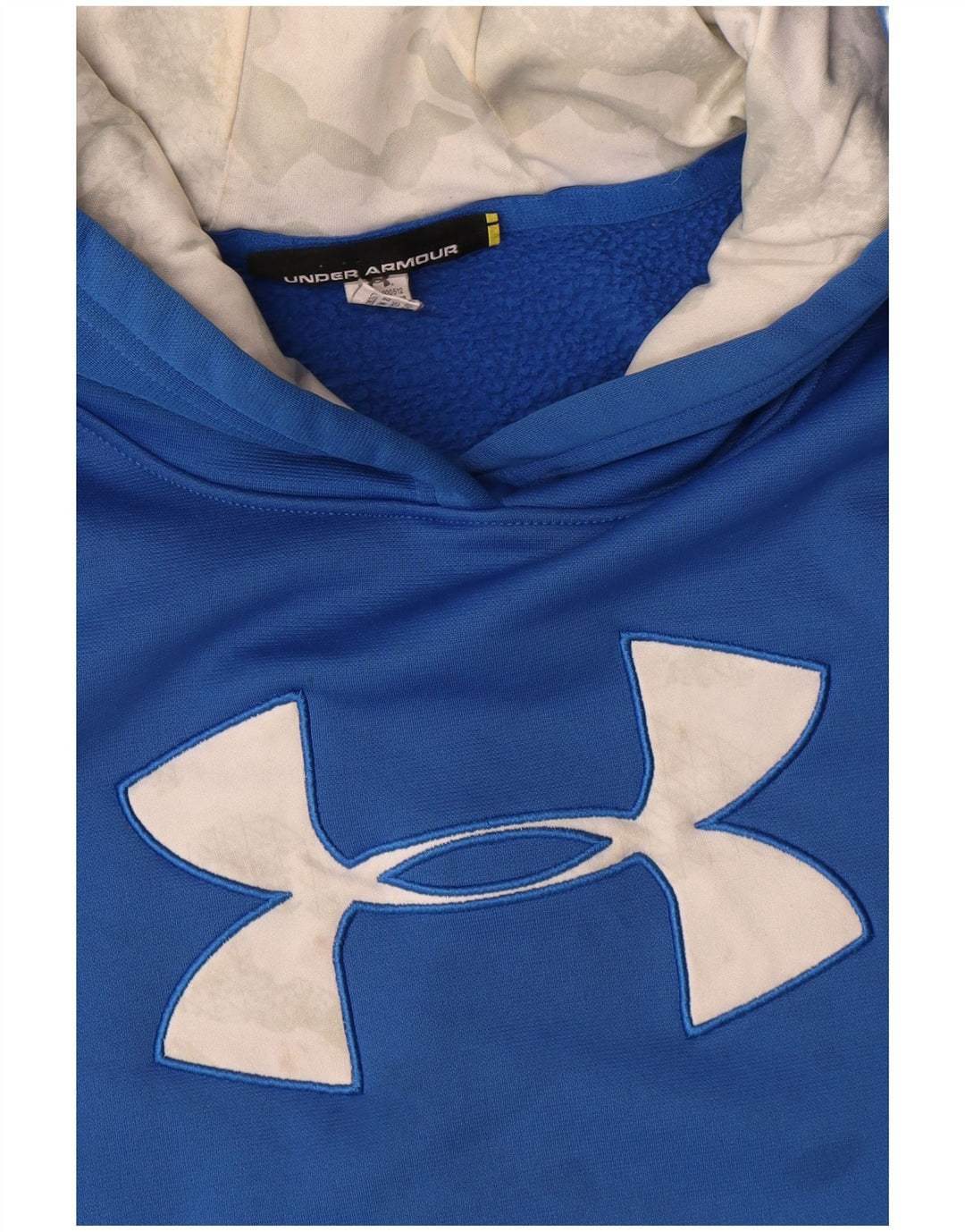 Suéter gráfico com capuz Under Armour Boys 13-14 anos azul
