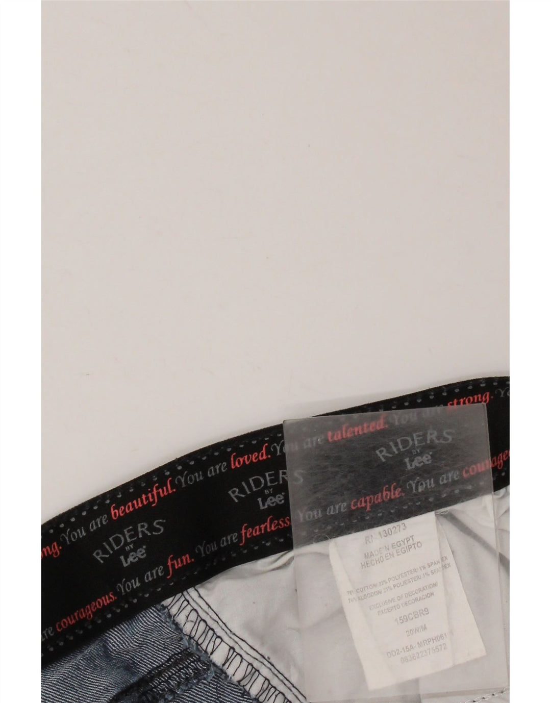 Shorts jeans feminino de cintura alta LEE Riders EUA 20 3XL W40 algodão azul