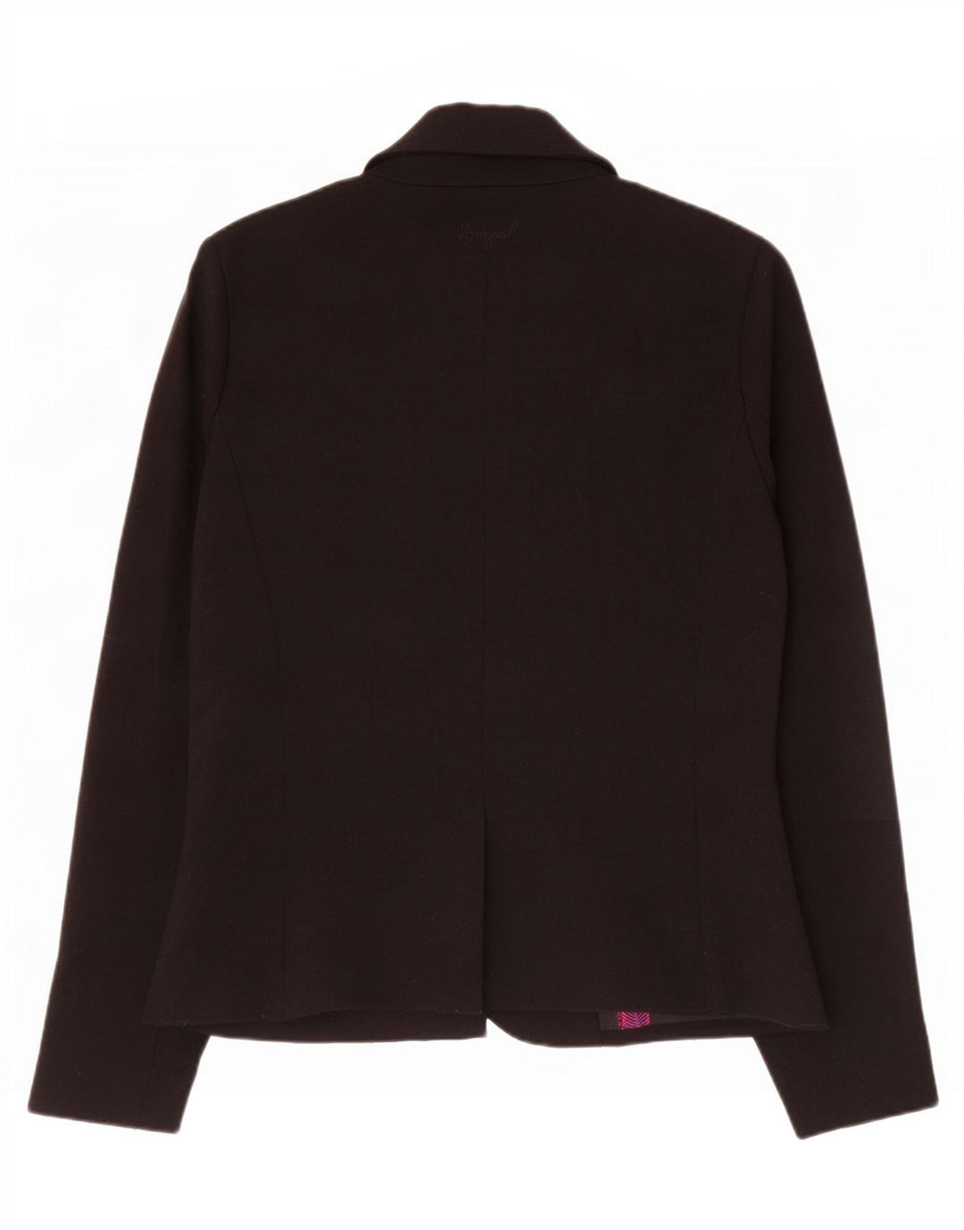 Jaqueta Blazer Feminina Desigual com 1 Botão EU 40 Médio Preto Floral Poliéster
